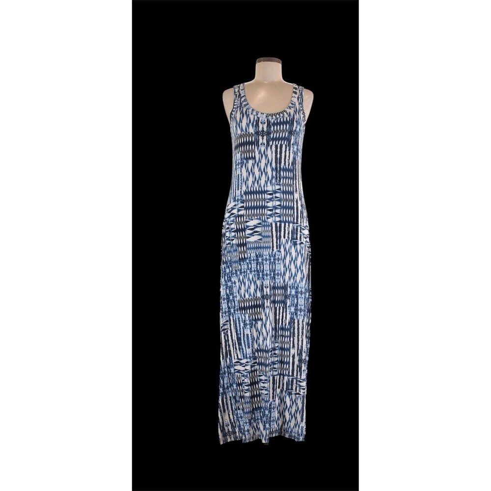 Kim Rogers drees blue and white size 2X L57